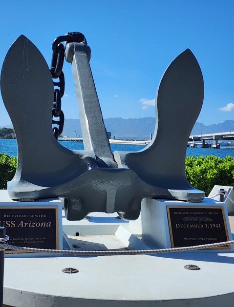 Gallery tymeless gallery hawaii uss arizona anchor